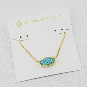 Kendra Scott Light Blue Quartz Necklace